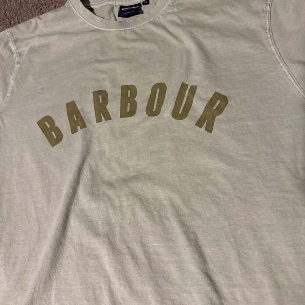 Barbour Mens Tailored Fit Logo T-Shirt Size XL